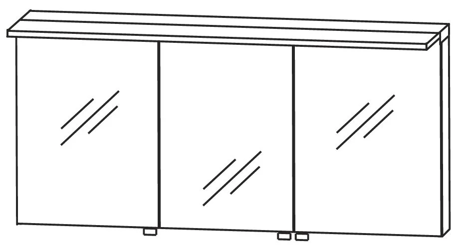 Puris Star Line Spiegelschrank 160 cm S2A431677 - Ansicht 2