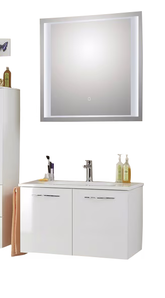 Pelipal 6110 Waschtisch-Set 80 cm - 2 Drehtüren - Ansicht 5