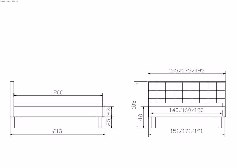 Hasena Polsterbett Noah - Ansicht 59
