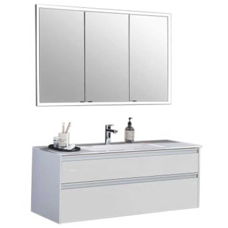 Puris New Xpression - Badmöbelset inkl. Einbauspiegelschrank - 122 cm