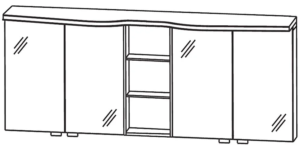 Spiegelschrank 180 cm SET41183