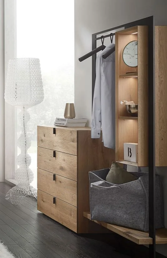 Thielemeyer Cubo Anstell-Garderobe mit Metallrahmen