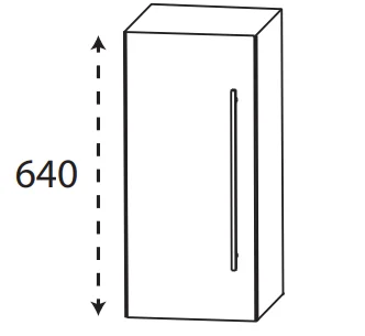 Puris Protection1 - Oberschrank OGA4130 L/R / 30 oder 40 cm - Ansicht 2