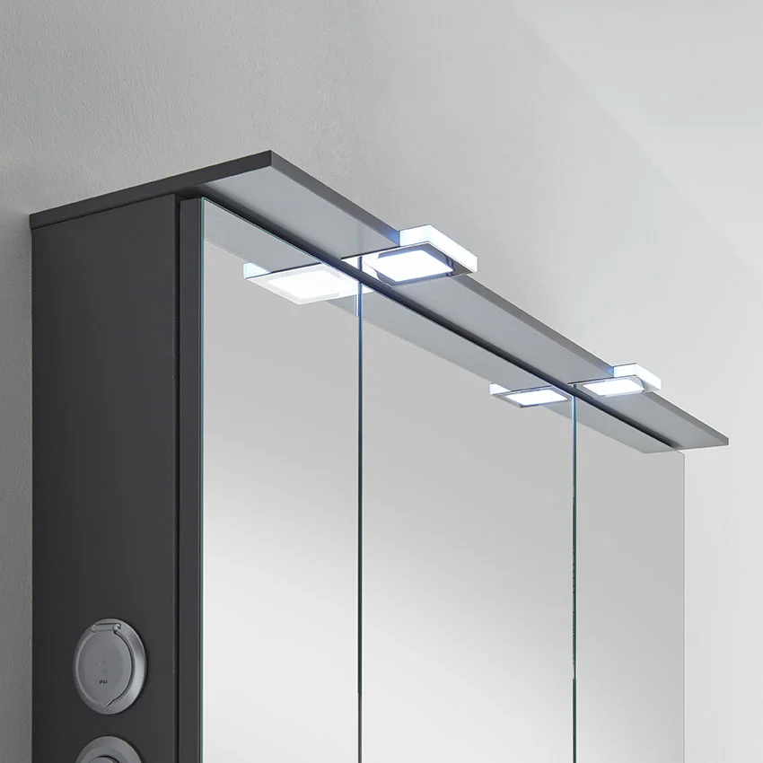 Pelipal 6910 Spiegelschrank mit LED-Lichtkranz / 60 cm breit - Ansicht 3