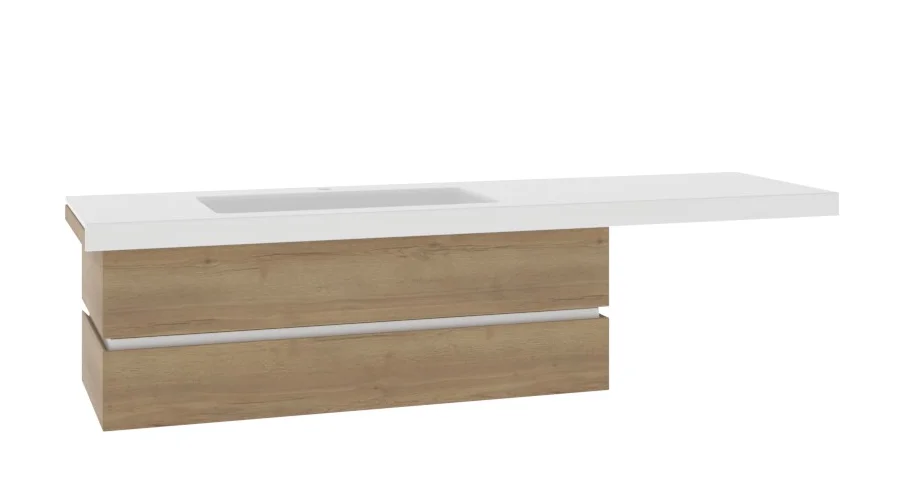 Thielemeyer Fresh Massivholz Badmöbelset 800471/ 801471 - 177 cm - Ansicht 6