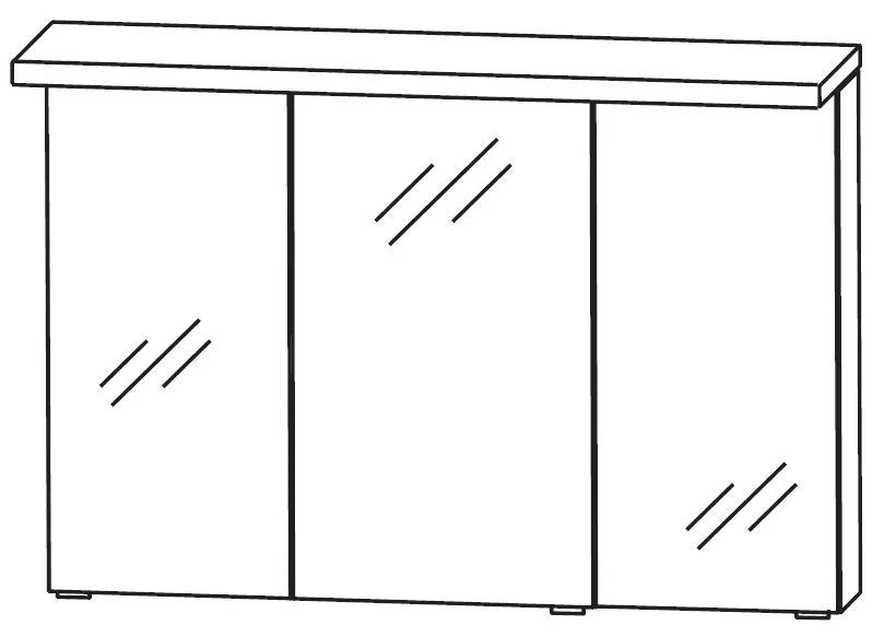 Puris Fresh Spiegelschrank 100 cm S2A431068 - Ansicht 2