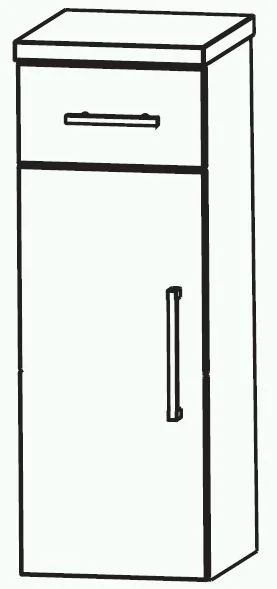 Puris Swing Highboard 40 cm HBA554A7M - Ansicht 2