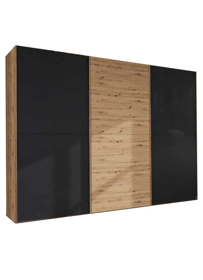 Rauch Select yourJOYce - Schwebetürenschrank Eiche Artisan und Graphit