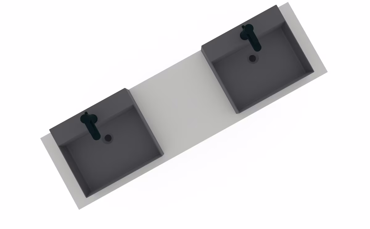 Puris Unique Badmöbel Set - Doppelwaschplatz / 172 cm - Ansicht 10