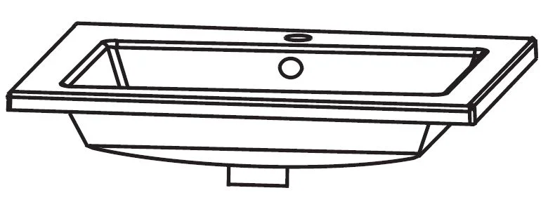 Puris Fresh Waschplatz 70 cm - Keramik - Ansicht 4
