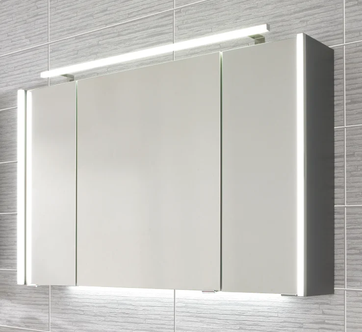 Puris Fresh Badmöbelset mit Doppelwaschtisch 120 cm - Serie C - Ansicht 9