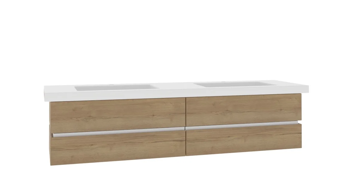 Thielemeyer Fresh Massivholz Badmöbelset 800062/ 801062 - 177 cm - Ansicht 5