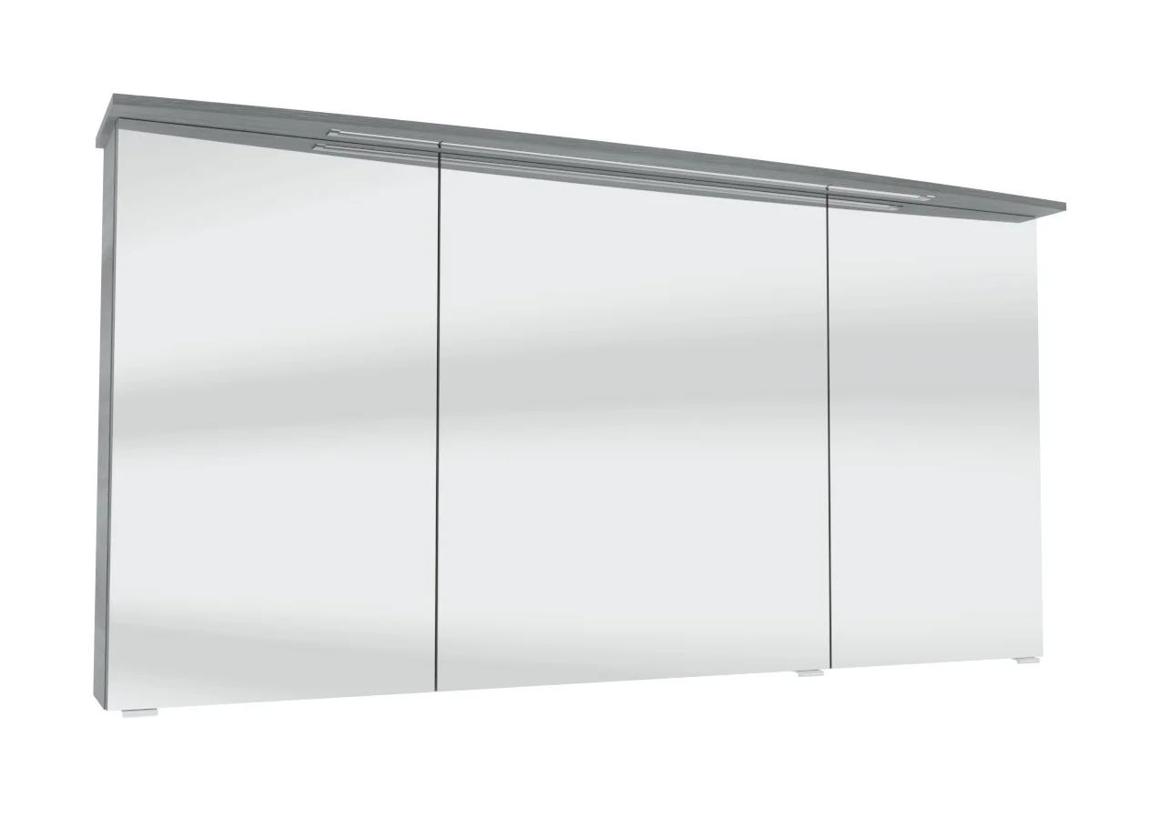 Pelipal 4010 Badmöbel Set inkl. Spiegelschrank mit Kranzbeleuchtung - 140 cm - Ansicht 8
