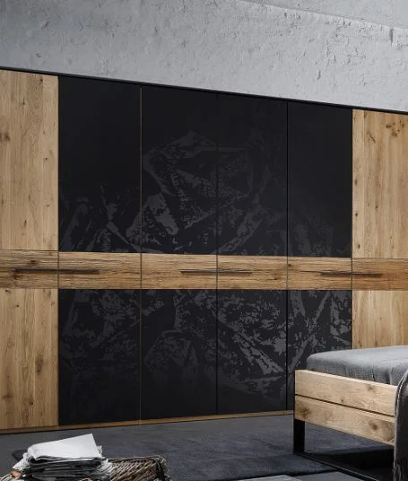 Thielemeyer Steel Schlafzimmerset inkl. Drehtürenschrank 6-türig - Esche - Ansicht 4