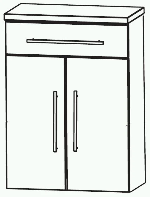 Puris Swing Highboard 60 cm HBA556A7M - Ansicht 2