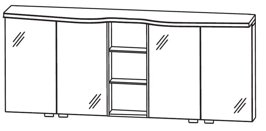 Puris Swing Spiegelschrank 180 cm SET4118 3