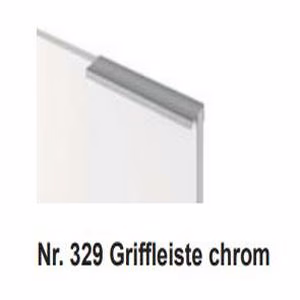 Nr. 329 Griffleiste chrom