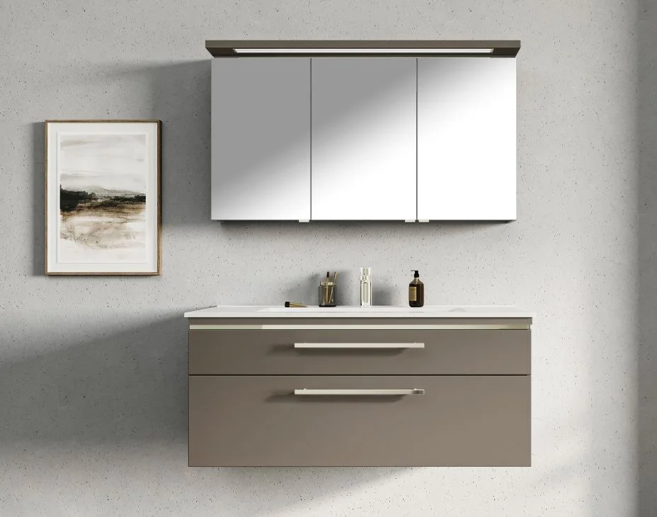 Puris Cool Line Badmöbel Set 122 cm breit kombinierbar - Ansicht 8