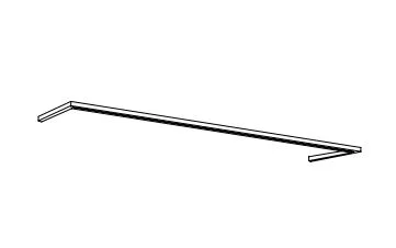 AW120 - LED-Aufbauleuchte für Spiegelschrank, mit LED-Mini-Stecker, 16,6W, 6000 Kelvin