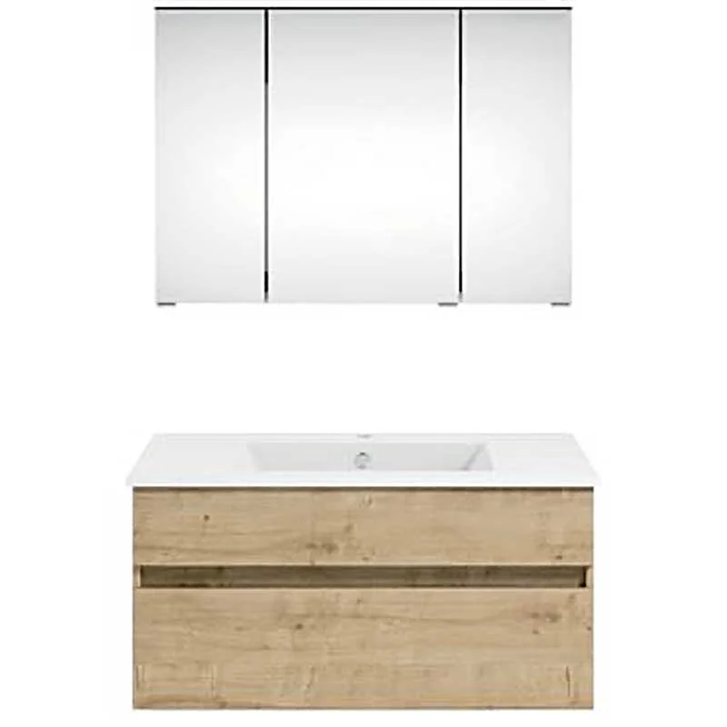 Puris Next 4 You - Badmöbelkombination 3-teilig 90 cm breit