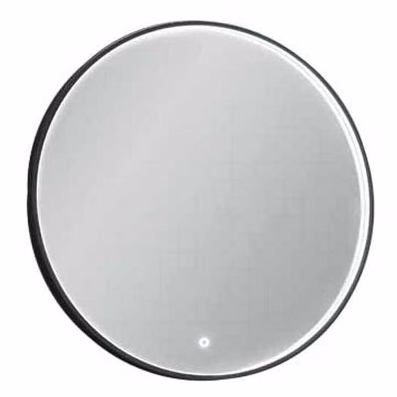 Puris Vialli Badspiegel 80 cm rund - mit Beleuchtung & Spiegelheizung