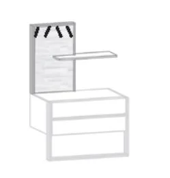 2x 155924 - Paneel-Glasboden-Beleuchtung /á 1,6 W (einmal muss ein Anschluss für die Beleuchtungen ausgewählt werden)