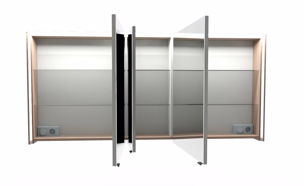 Pelipal 6010 Badmöbel-Set, Doppelwaschplatz, 153 cm - Ansicht 9