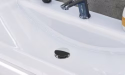PZ 1424 - Ventilabdeckung NUR passend für Clou-System - Chrom