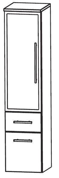 Puris Speed Mittelschrank 30 cm MNA883B