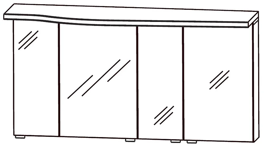 Spiegelschrank 120 cm SET40123R