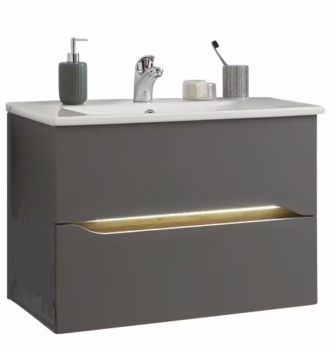Pelipal Quickset 357 - Waschtisch mit Unterschrank 75 cm breit