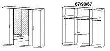 Drehtürenschrank 0V58