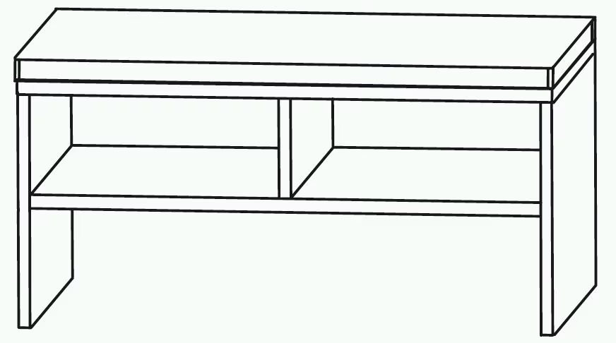Puris Cool Line Sitzbank 90 cm SETBANK9 - Ansicht 2