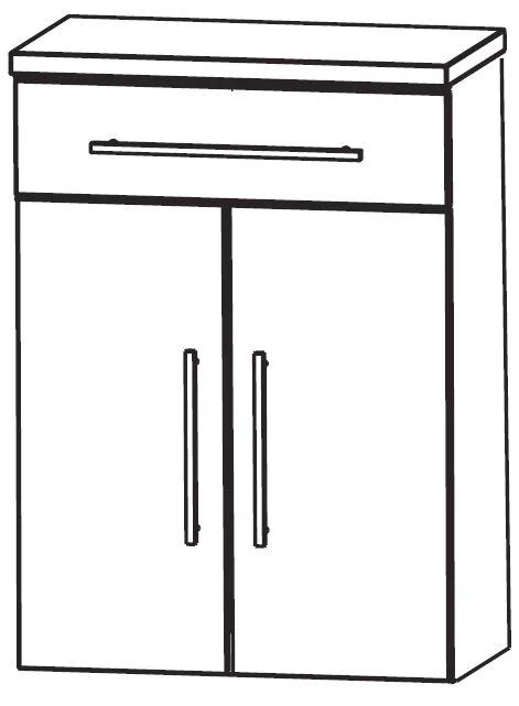 Puris WoW Highboard 60 cm HBA556A