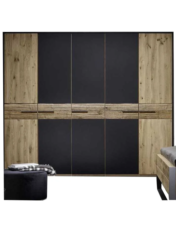 Thielemeyer Steel Drehtürenschrank / 5-türig mit 3 Colorglastüren
