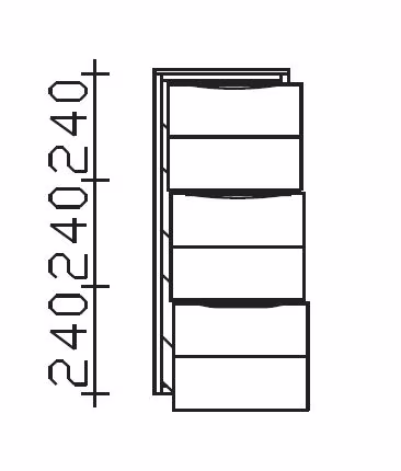 Pelipal 6025 Highboard 30 cm 6025-HB 30-03 - Ansicht 2