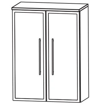 Puris Fine Line Highboard 60 cm HBA516B7 - Ansicht 2