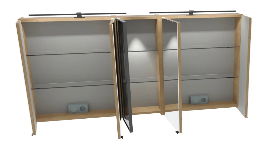 Pelipal Balto Badmöbel-Set - Doppelwaschplatz, 148 cm - Ansicht 14