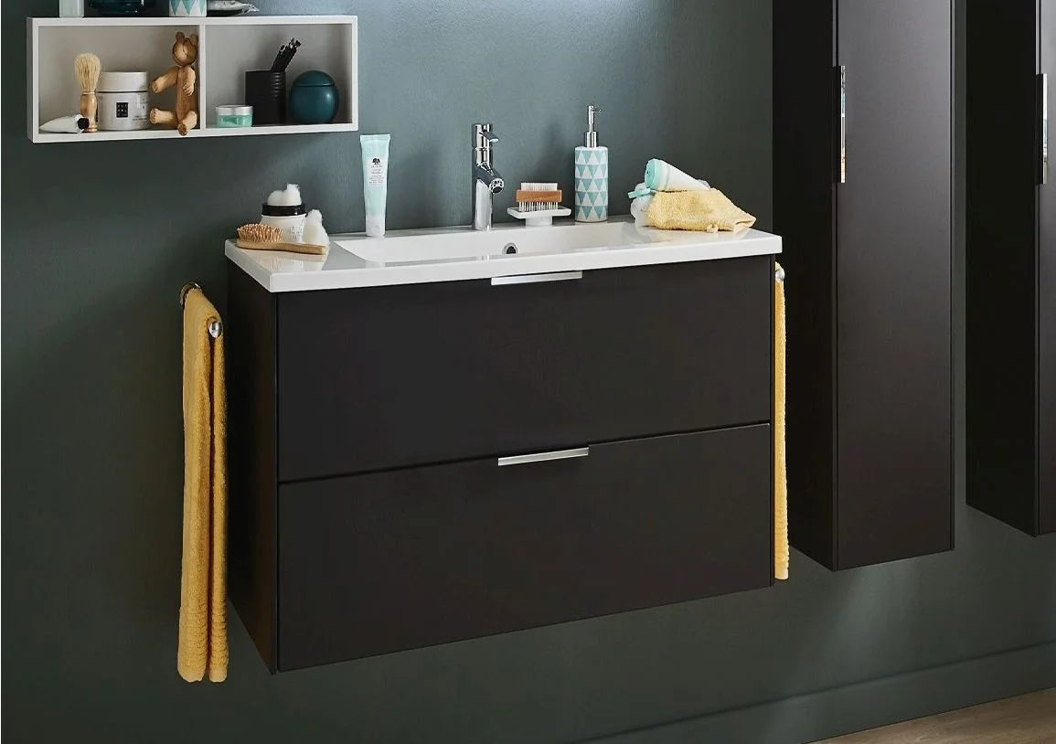 Puris D.Light Badmöbelset 70 cm - mit Spiegelschrank Serie B