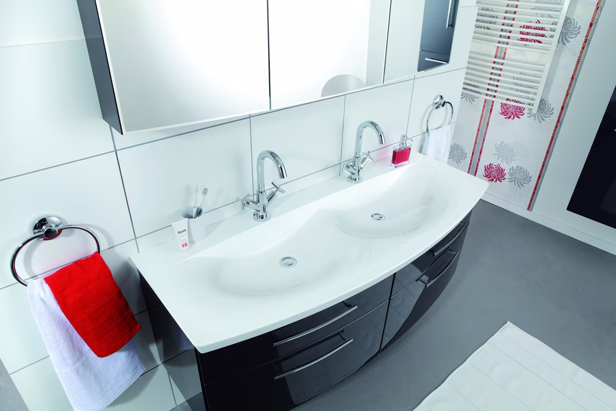 Puris Classic Line Doppelwaschplatz 140 cm - Ansicht 3