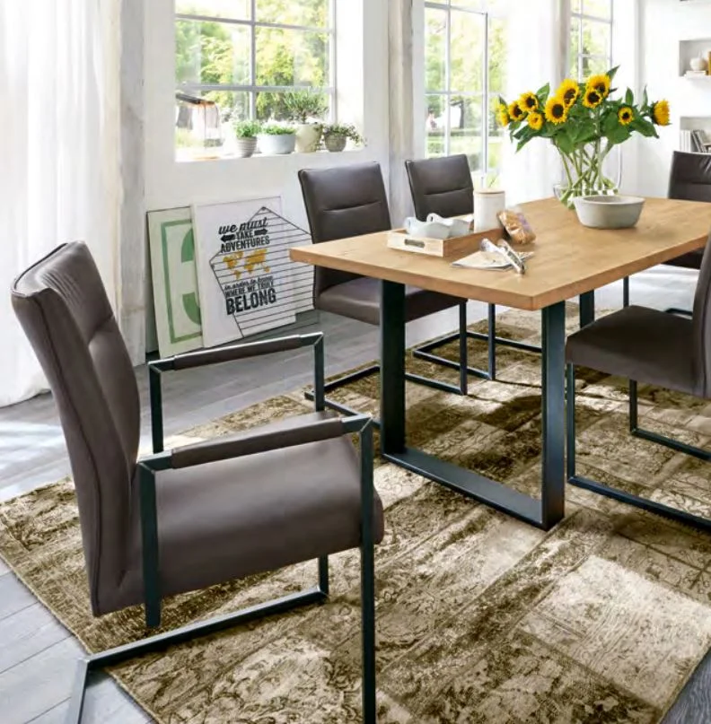 Niehoff Design-Schwingstuhl mit Armlehnen 3072 - Barock Dining - Ansicht 2