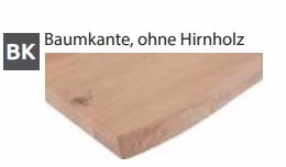 Baumkante - ohne Hirnholz