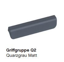 Griffgruppe Q2 - Quarzgrau Matt