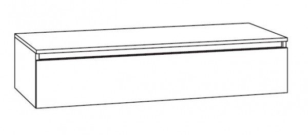 Marlin Bad 3290 Unterschrank mit Abdeckplatte 117 cm, variabel
