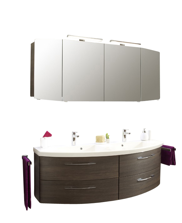 Pelipal Cassca Kombinations-Vorschlag 3 - Set 4.2 - Breite 160 cm -  Doppelwaschplatz für Ihr Badezimmer | Möbel Universum