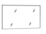 Spiegelpaneel SCSPL120 L/R - Oberboden mit 2 LED-Streifen inkl. Schalter - 120x68,2/70,1x3/10 cm