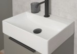 PZ 137330 - Nicht verschließbares Permanent-Ablaufventil in schwarz - FÜR eingelassene Waschbecken