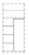 127902 - T-Einteilung-Set bestehend aus: Mittelseite, 3 Einlegeböden und Kleiderstange 47,6 cm 