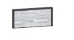 2x 155145 - Aufsatzpaneele mit Spaltholz für linke und rechte Seite / 65x28,5x6 cm